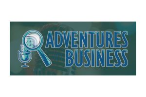 Adventures in Business Podcast by Zeedia Media logo.